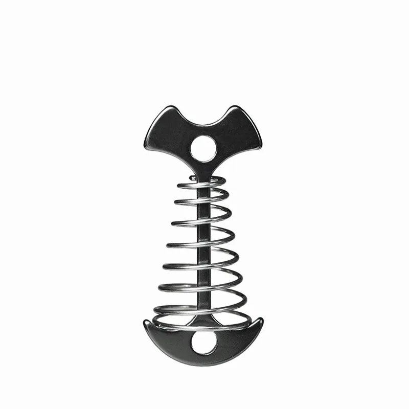 Picture of Shanqu Outdoor Spring Fishbone Ground Nail Plank Fixer Multi-functional Tent Ceiling Accessories Ground Pile Adjustment Rope Buckle